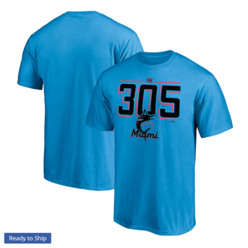 마이애미 말린스[Fanatics Branded The 305 Hometown Collection]정품 티셔츠